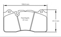 Thumbnail for Pagid Racing Brake Pads No. 8253
