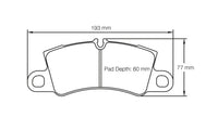 Thumbnail for Pagid Racing Brake Pads No. 4581
