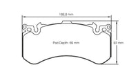 Thumbnail for Pagid Racing Brake Pads No. 4937