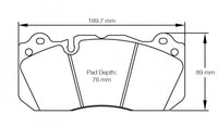 Thumbnail for Pagid Racing Brake Pads No. 8239