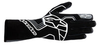 Thumbnail for Macro shot of the Alpinestars logo embedded on the Tech-1 Race v4 Nomex Gloves.