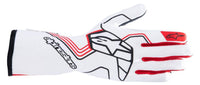 Thumbnail for Flat lay of the gloves against a racing-themed backdrop, emphasizing their professional grade