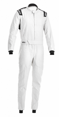 Thumbnail for Sparco Extrema S Auto Race Fire Suit FIA 8856-2000 Whit Front Image