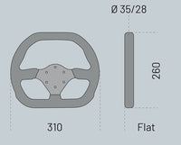 Thumbnail for Sparco Competition P 310 Steering Wheel