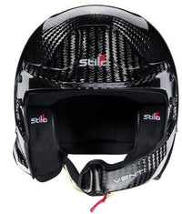 Thumbnail for Stilo WRC Venti Carbon Fiber helmet 8860 Carbon Fiber Racing Helmet Image - Gloss Finish Front view 