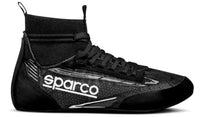 Thumbnail for Sparco Superleggera Racing Shoes in action on the track, the top choice for motorsport professionals seeking lightweight and durable footwear.