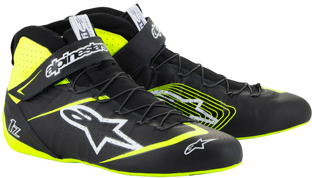 "Side view of the Alpinestars Tech-1 Z v3 Racing Shoes, emphasizing its sleek profile and state-of-the-art construction for optimal track performance."