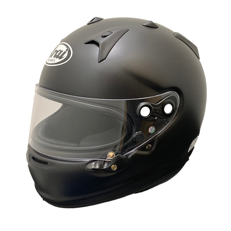 High-Resolution Arai GP-7 Helmet SA2020 MATTE BLACK  Side Image