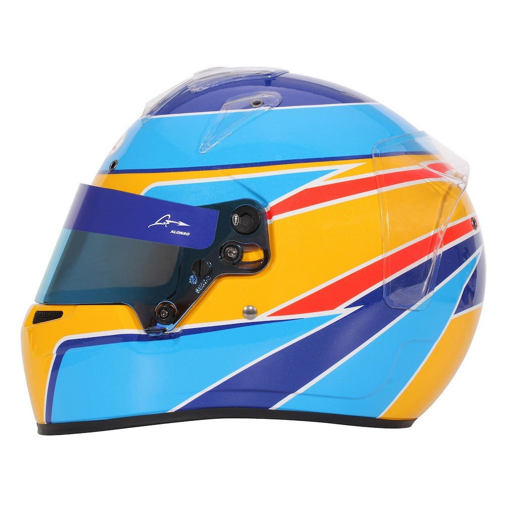 Bell KC7-CMR Alonso Kart Racing helmet left side Image