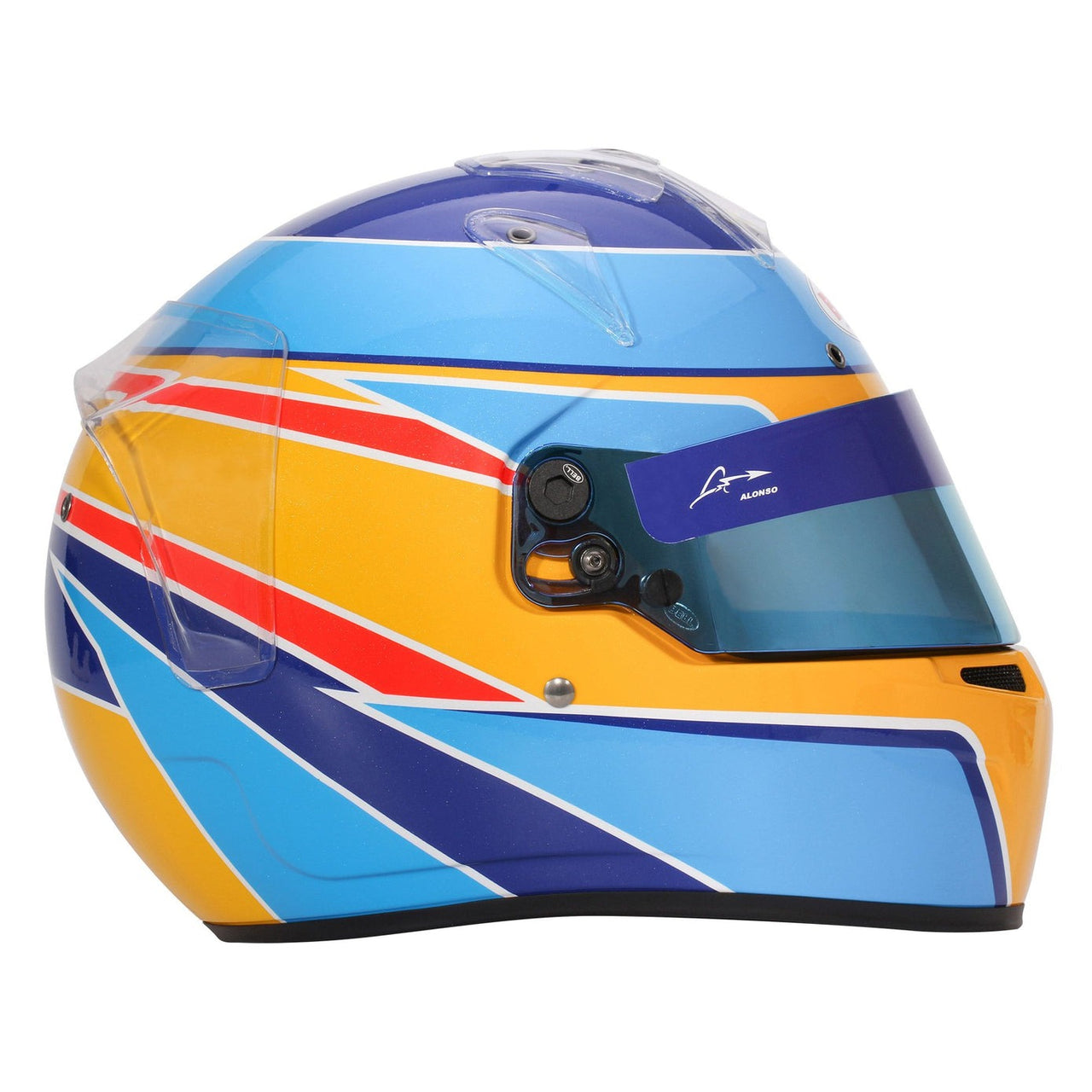 Bell KC7-CMR Alonso Kart Racing helmet right side Image