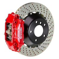 Thumbnail for Brembo Rear 345x28 Rotors + Four Piston Calipers (2-Piece)