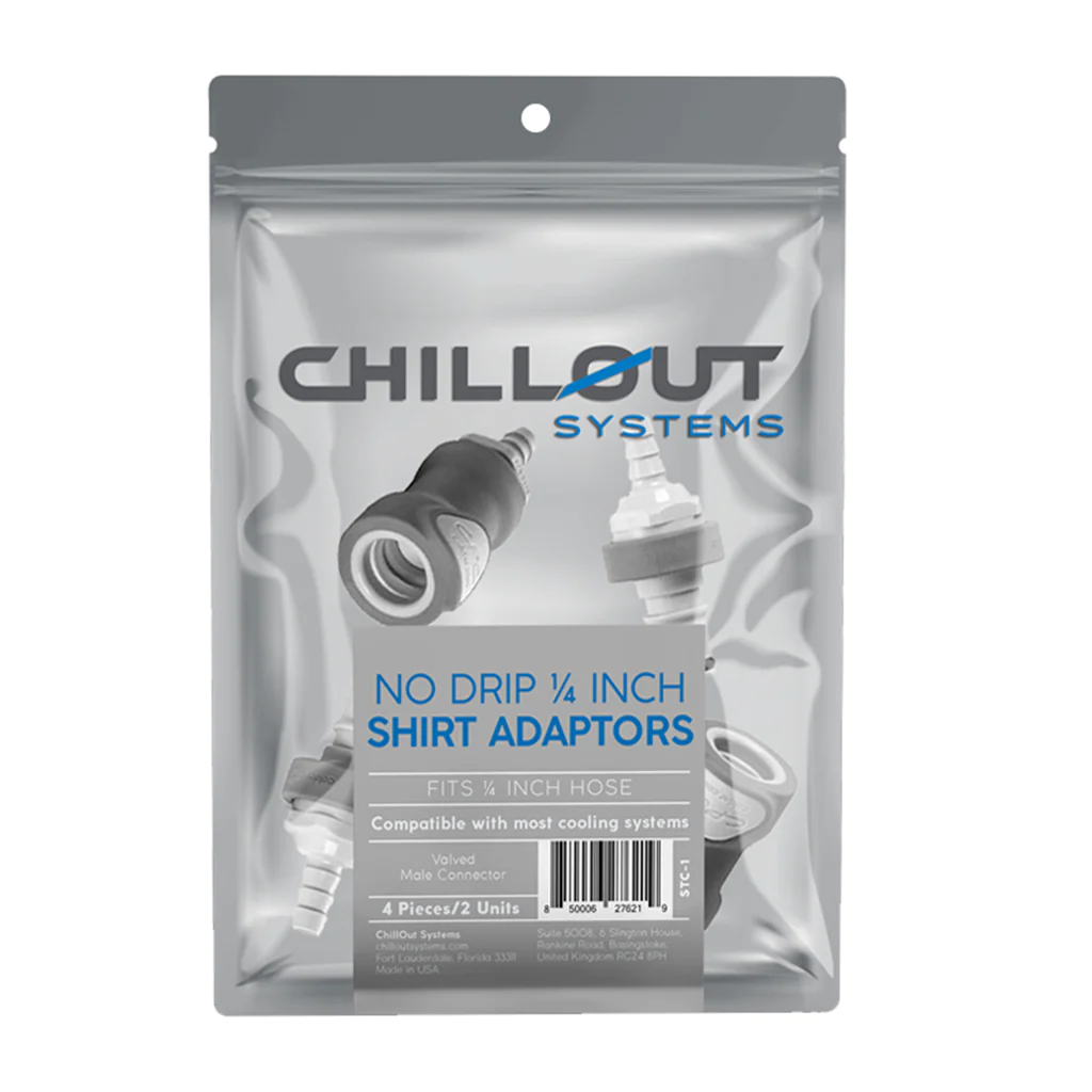Image of Chillout Systems No Drip 1/4" Shirt Adapters package