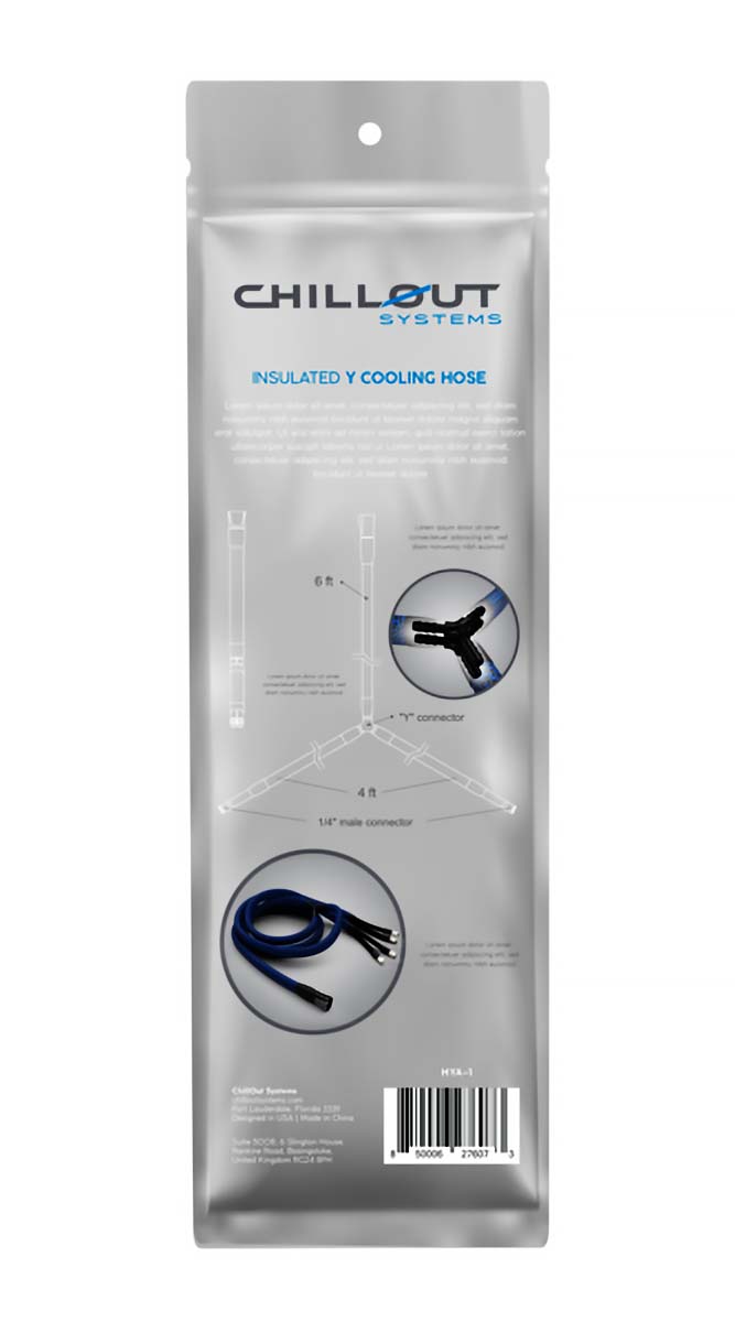 Chillout Systems Insulated Coolant Y-Hose