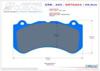 Thumbnail for Cobalt Corvette C7 Z07 (Z07 Carbon Ceramic Brakes w- Iron Disc) Brake Pads (Front)
