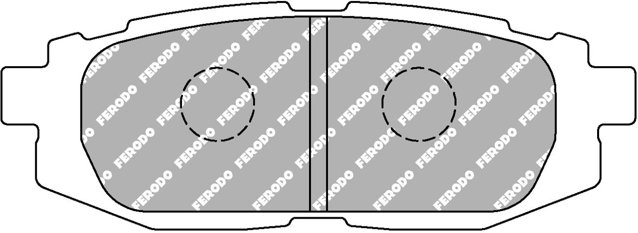 Image of Ferodo FCP4187H DS2500 Scion FR-S, Subaru BR-Z & GT86 Rear Brake Pads