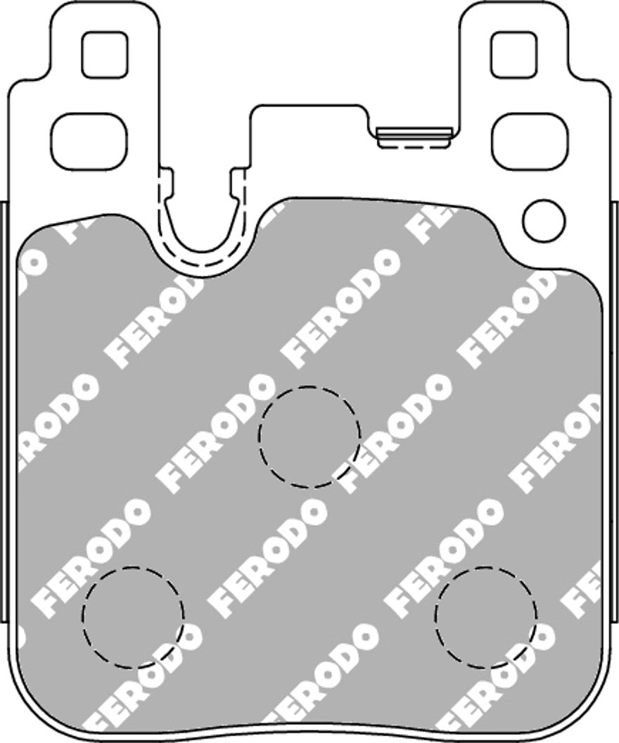 Image of Ferodo FCP4663H DS2500 BMW M235i, M2, M3, M4 Rear Brake Pads