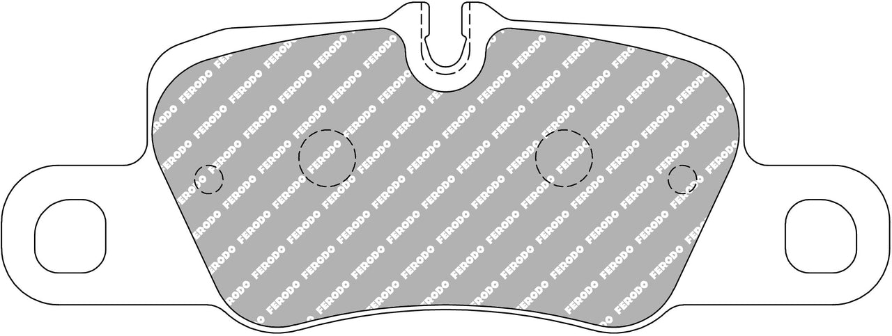 Image of Ferodo FCP4713H DS2500 Porsche 991 S and 991 GTS Rear Brake Pads