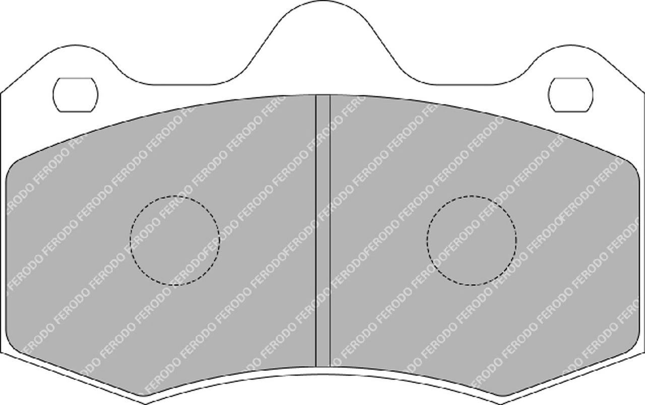 Image of Ferodo FRP3083G DS3.12 McLaren 540C, 600LT, 650S, & Select AP Caliper Brake Pads