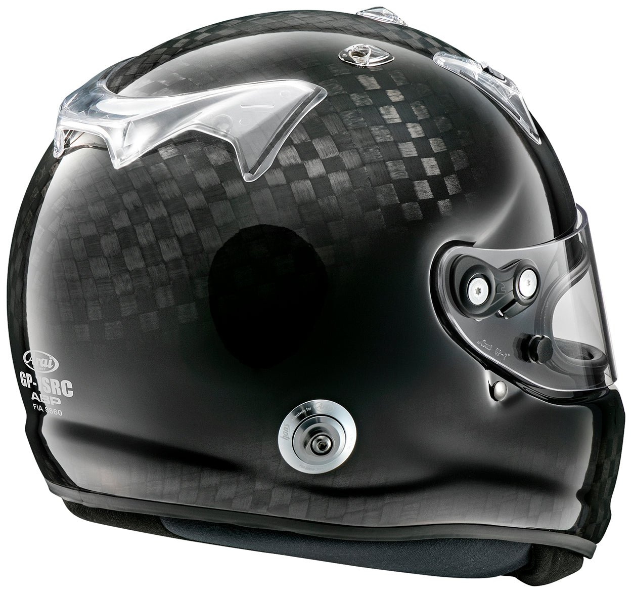 ARAI GP-7SRC ABP 8860-2018 CARBON FIBER HELMET IN STOCK WITH THE BIGGEST DISCOUNTS FOR THE LOWEST PRICE AND BEST DEAL ON A ARAI GP-7SRC ABP 8860-2018 CARBON FIBER HELMET REAR IMAGE