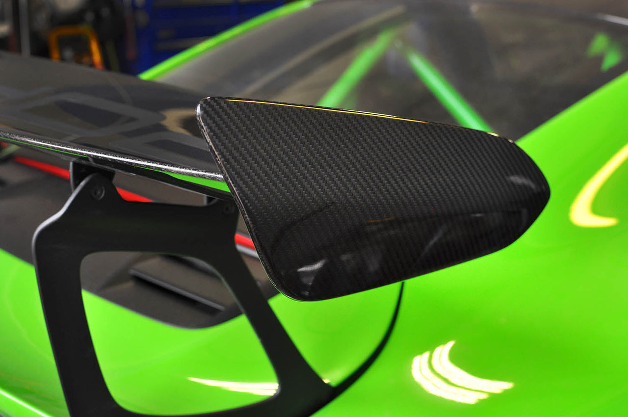 C3 Carbon Porsche GT3 RS Carbon Fiber Rear Wing End Plates