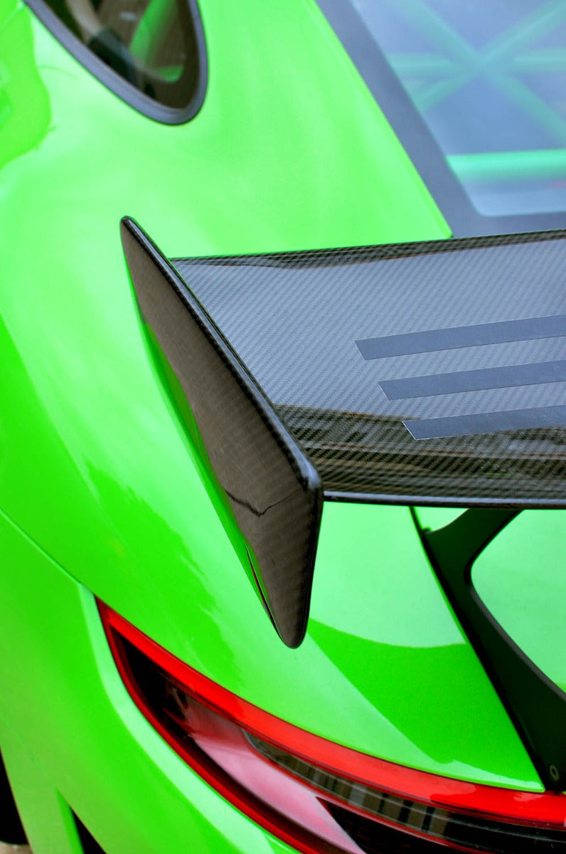 C3 Carbon Porsche GT2 RS Style Wing End Plates for GT3 RS