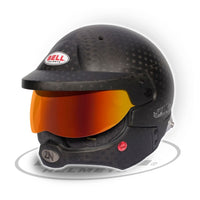 Thumbnail for Experience the fusion of style and technology with the Bell HP10 Rally Helmet, the racer's choice for unparalleled open-face protection. iamge