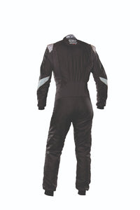 Thumbnail for OMP ONE EVO X RACE SUIT WITH DRIVER REVIEWS THE BEST DEAL AT THE LOWEST PRICE WITH THE LARGEST DISCOUNTS BLACK / SILVER BACK IMAGE