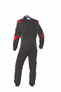Thumbnail for OMP ONE EVO X RACE SUIT WITH DRIVER REVIEWS THE BEST DEAL AT THE LOWEST PRICE WITH THE LARGEST DISCOUNTS BLACK / RED BACK IMAGE