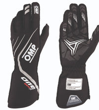 Thumbnail for OMP One Evo X Nomex Gloves Black / White Image