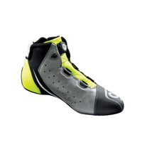 Thumbnail for Image of OMP One Evo X R Nomex Race Shoe in black, yellow and silver