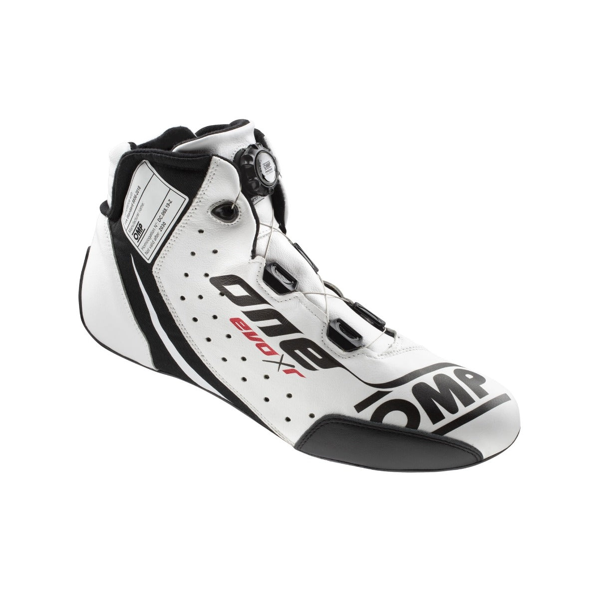 OMP One Evo X R Nomex Race Shoe in white