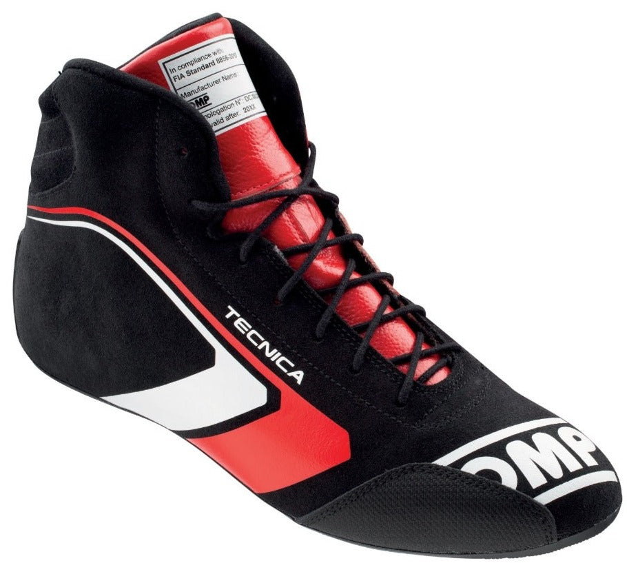 OMP Tecnica Racing Shoes Black / Red Right side Image