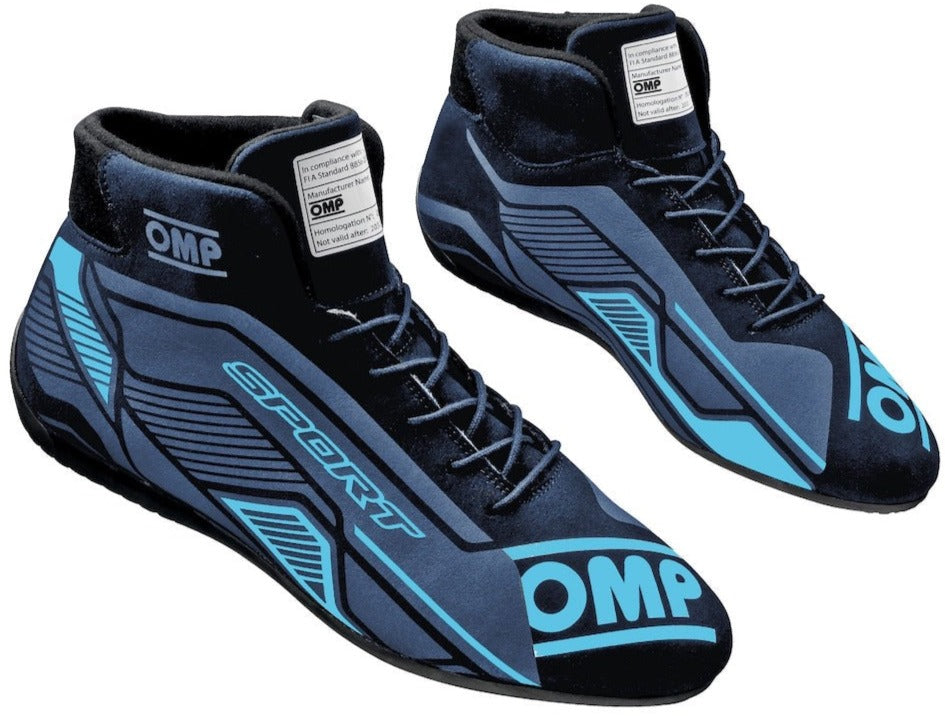 OMP SPORT SHOES FIA 8856-2018 Blue / Cyan Right Side Image