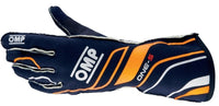 Thumbnail for OMP ONE-S Nomex Gloves Blue / Orange Image