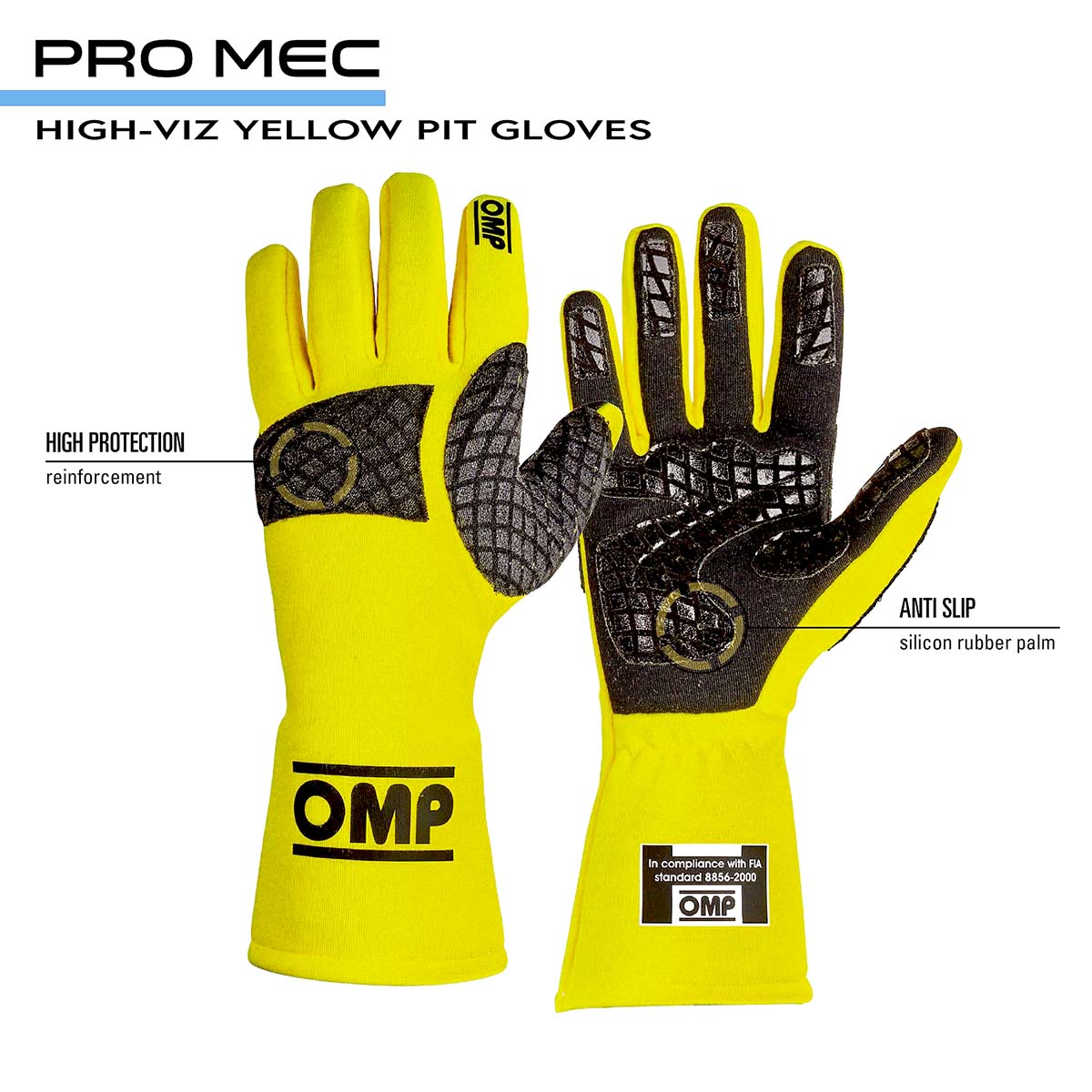 OMP Pro Mech Nomex Pit Gloves