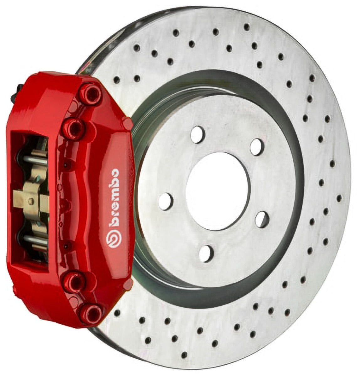 Brembo Brakes Front 330x28 One Piece Rotors + Four Piston Calipers
