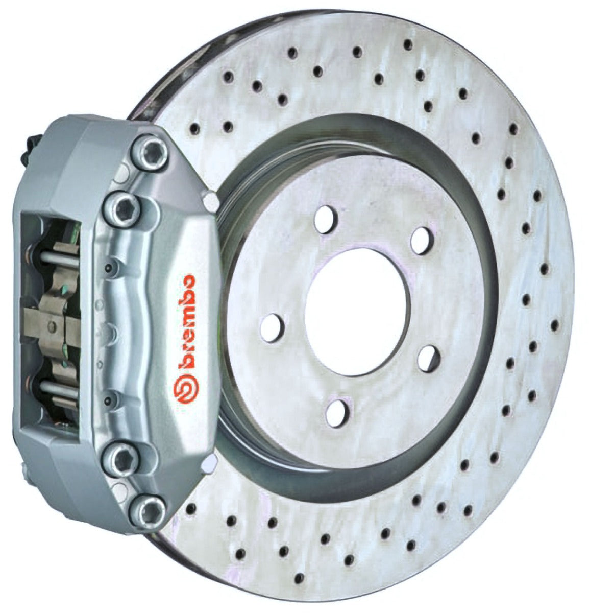 Brembo Brakes Front 330x28 One Piece Rotors + Four Piston Calipers