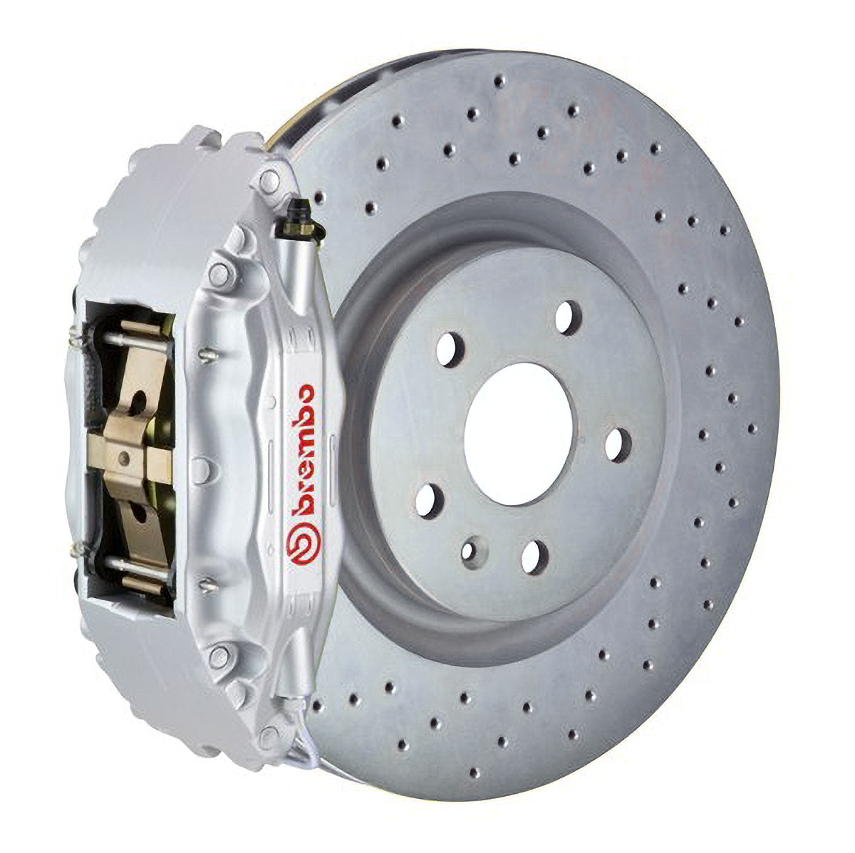 Brembo Front 332x32 One Piece Rotors + Four Piston Calipers