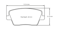 Thumbnail for Pagid Racing Brake Pads No. 7035