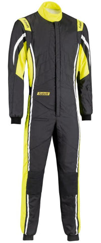 Thumbnail for SABELT TS-10 TS 10 RACE SUIT IN STOCK AT THE LOWEST PRICE WITH THE LARGEST DISCOUNT FOR THE BEST DEAL BLACK / YELLOW IMAGE
