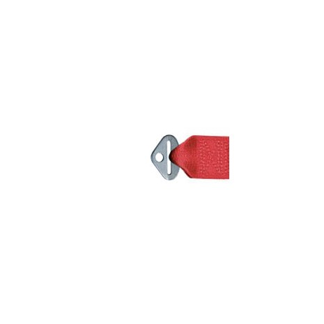 OMP Racing 2 Red Tow Hook Strap Or Door Strap Pull - FIA Approved