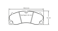 Thumbnail for Pagid Racing Brake Pads No. 4908