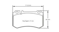 Thumbnail for Pagid Racing Brake Pads No. 8031