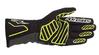 Thumbnail for Alpinestars Tech1-K V2 Kart Racing Glove Alpinestars K V2 kart Race Glove Black / Yellow Palm