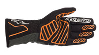 Thumbnail for Alpinestars Tech1-K V2 Kart Racing Glove Alpinestars K V2 kart Race Glove Black / Orange Palm