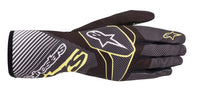 Thumbnail for Alpinestars Tech-1 K Race v2 Carbon Karting Gloves Black / Yellow Alpinestars kart Race Glove