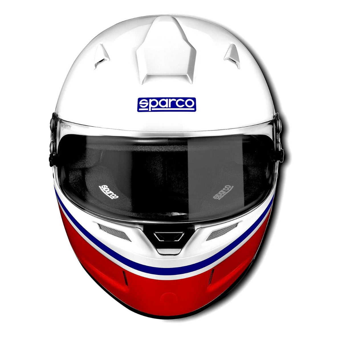 Top-Down View of Sparco Air Pro RF-5W Martini Helmet SA2020 Image