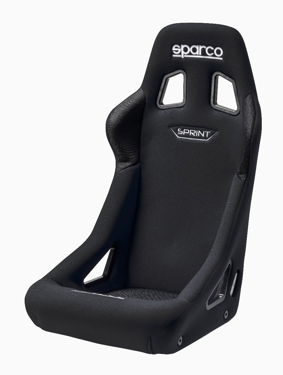SPARCO SPRINT RACE SEAT IMAGE BLACK FRONT