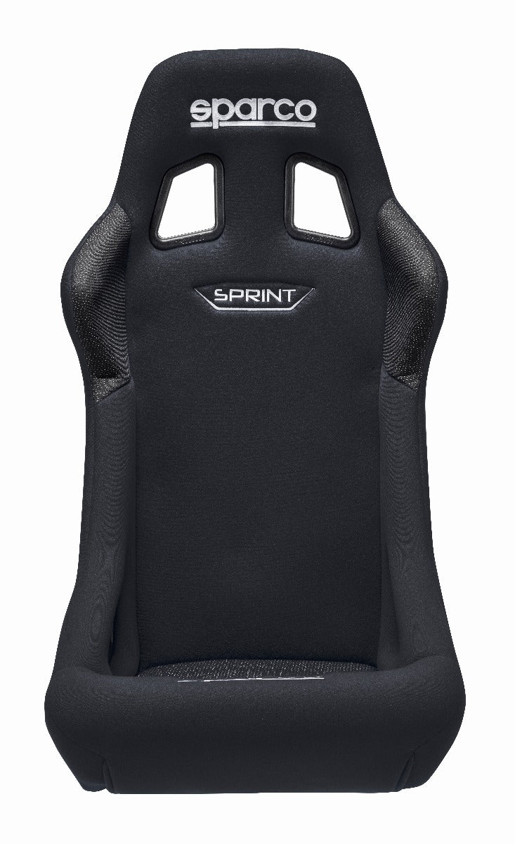 SPARCO SPRINT RACE SEAT IMAGE BLACK FRONT LARGE