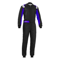 Thumbnail for sparco_rookie_kart_racing_suit_black_blue_Image